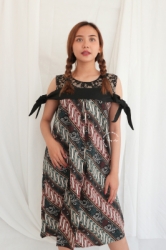 MAMA HAMIL Sabrina Dress Baju Batik Hamil Menyusui Remaja Wanita Murah Cantik Lucu   BTK 151 6  large